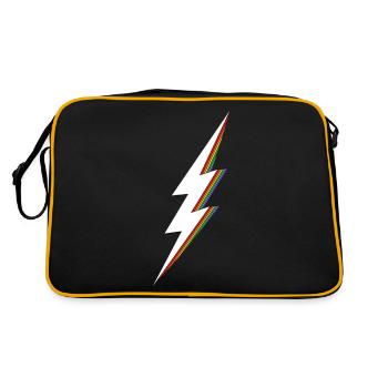 Lightning Bolt - Retro Bag - black/gold - Back