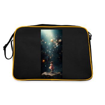Little girl - Retro Bag - black/gold - Back