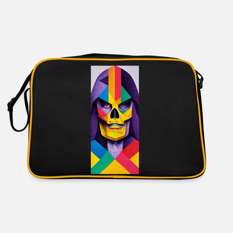 Skeletor geometric head Retro Bag