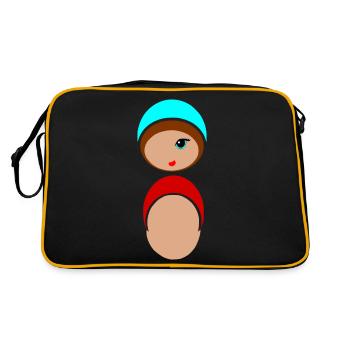 Wrist - Retro Bag - black/gold - Back