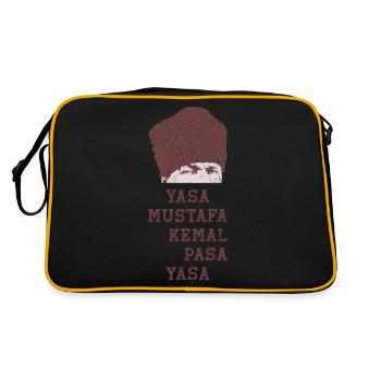 Atatürk Turquie Souverain Mustafa Kemal Silhouette - Sac Retro - noir/or - Dos