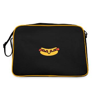 Hot dog - Retro Bag - black/gold - Back