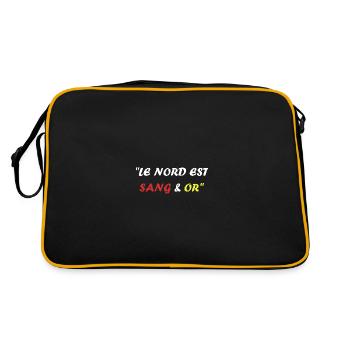 Le nord est sang et or - Sac Retro - noir/or - Dos