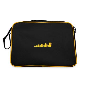 Small carnard - Retro Bag - black/gold - Back