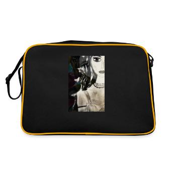 https://www.instagram.com/goldenvsilver/?hl=fr - Sac Retro - noir/or - Dos