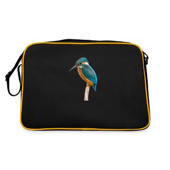 Kingfisher - Kingfisher - Retro Bag - black/gold - Back