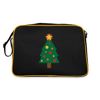 Sapin de Noël / Tannenbaum / Sapin de Noël - Sac Retro - noir/or - Dos