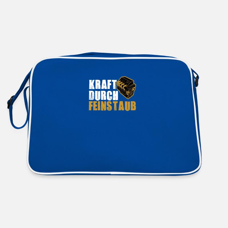 Kraft durch Feinstaub Retro Tasche