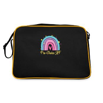 Pro-Choice AF Hex The Patriarchy Feminist - Retro Bag - black/gold - Back