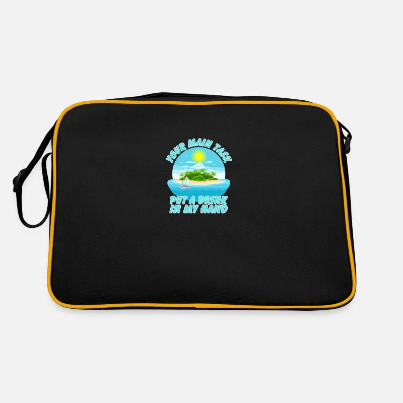 Holiday Beach Island Drinking Retro Bag