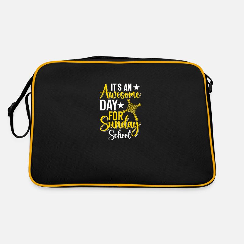 Fidèle serviteur chrétien enseignant de l’école du dimanche Sac Retro
