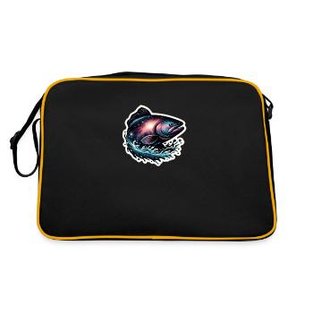 Poisson galactique - Sac Retro - noir/or - Dos