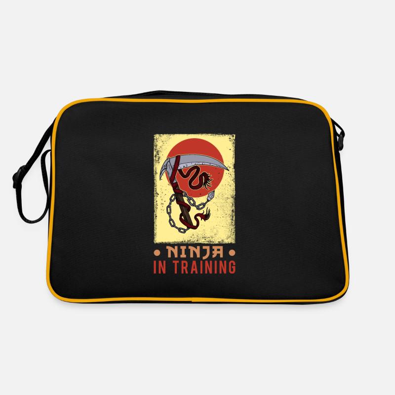 Ninja Ninjutsu Waffe Kusarigama Training Kenjutsu Retro Tasche