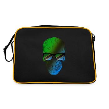 Tansania - Retro Tasche - Schwarz/Gold - Hinten