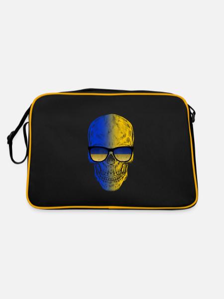Ukraine - Retro Bag - black/gold - Back