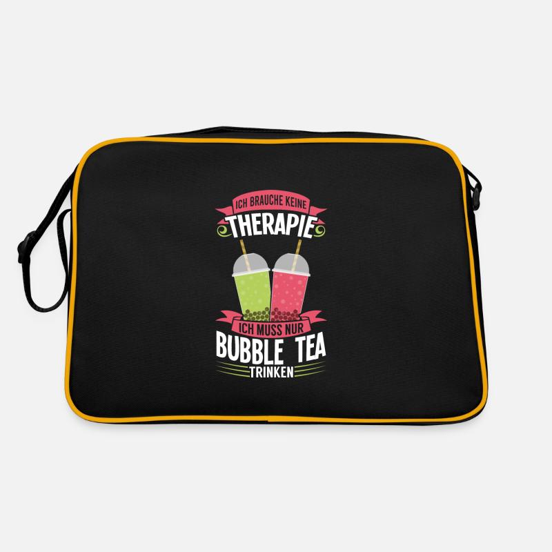 Bubble Tee Boba Trinker Boba Tea Geschenk Retro Tasche