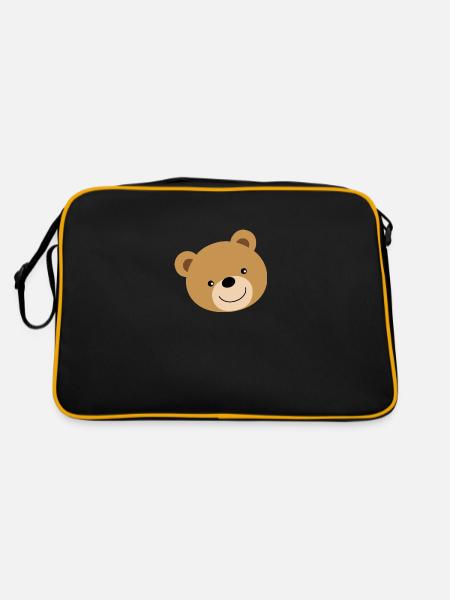 Teddy Bear Bear - Retro Bag - black/gold - Back