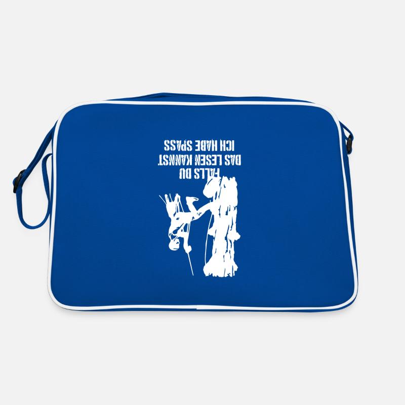 Baumklettern Arborist Baumpfleger Geschenk Retro Tasche