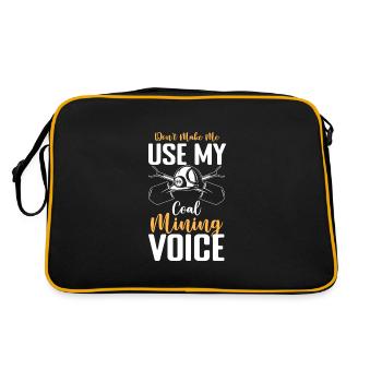 Coal Men Miners Treasures - Retro Bag - black/gold - Back