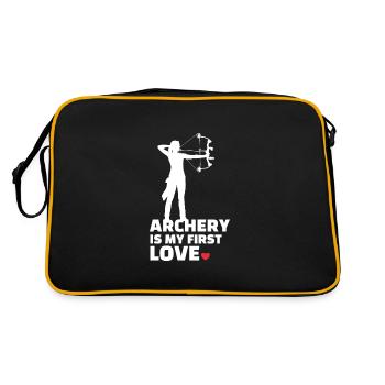 I love archery stylish archery - Retro Bag - black/gold - Back