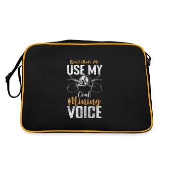Miner's - Retro Bag - black/gold - Back