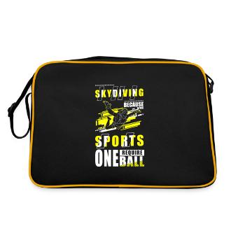 Parachute Adrenaline Paragliding - Retro Bag - black/gold - Back