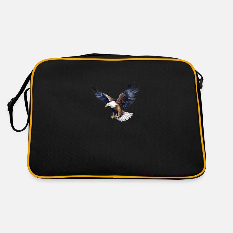 Bald eagle Retro Bag
