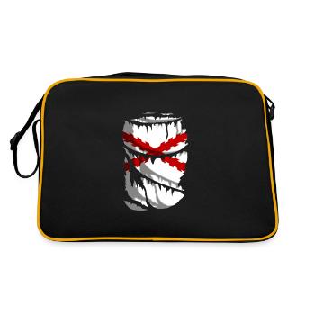Drapeau des tiers espagnols, Croix de Bourgogne - Sac Retro - noir/or - Dos