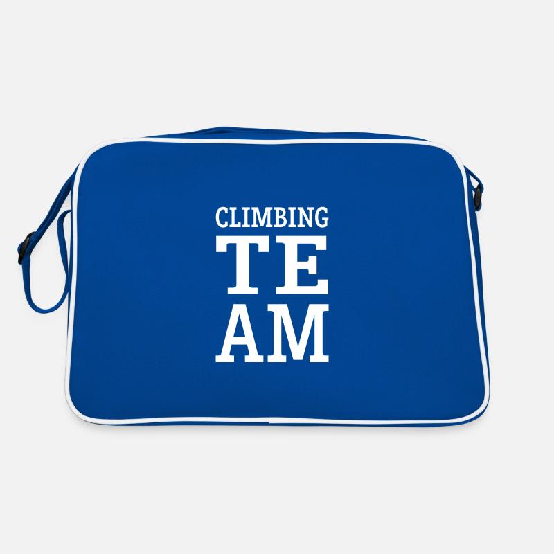 Climbing Team Klettern Mannschaft Retro Tasche