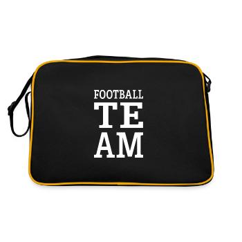 Équipe de football Mannschaft - Sac Retro - noir/or - Dos