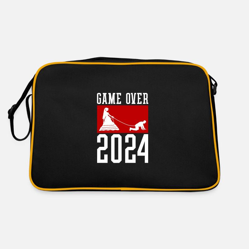 Game Over 2024 Hochzeit Retro Tasche
