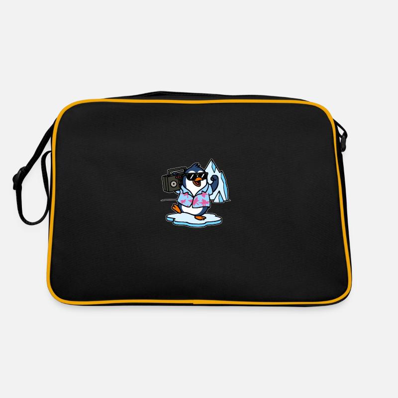 Cooler Pinguin Comic Retro Tasche