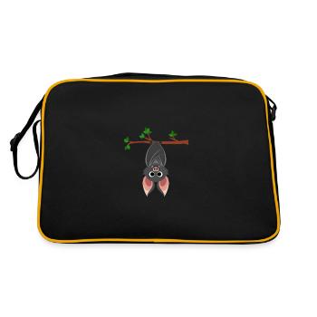 Chauve-souris Ast Arbre Suceur de sang - Sac Retro - noir/or - Dos
