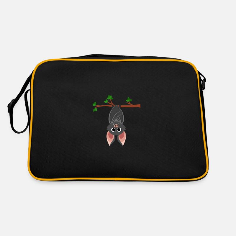 Bat Branch Tree Bloodsucker Vampire Hang Out Retro Bag