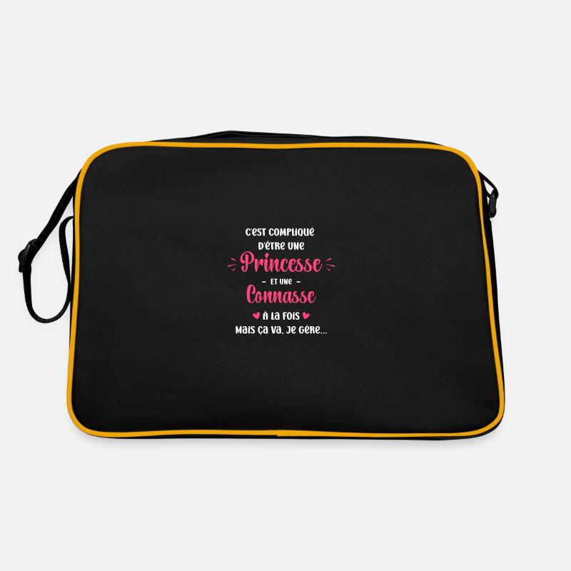 C'est Compliqué princesse et conasse Sac Retro