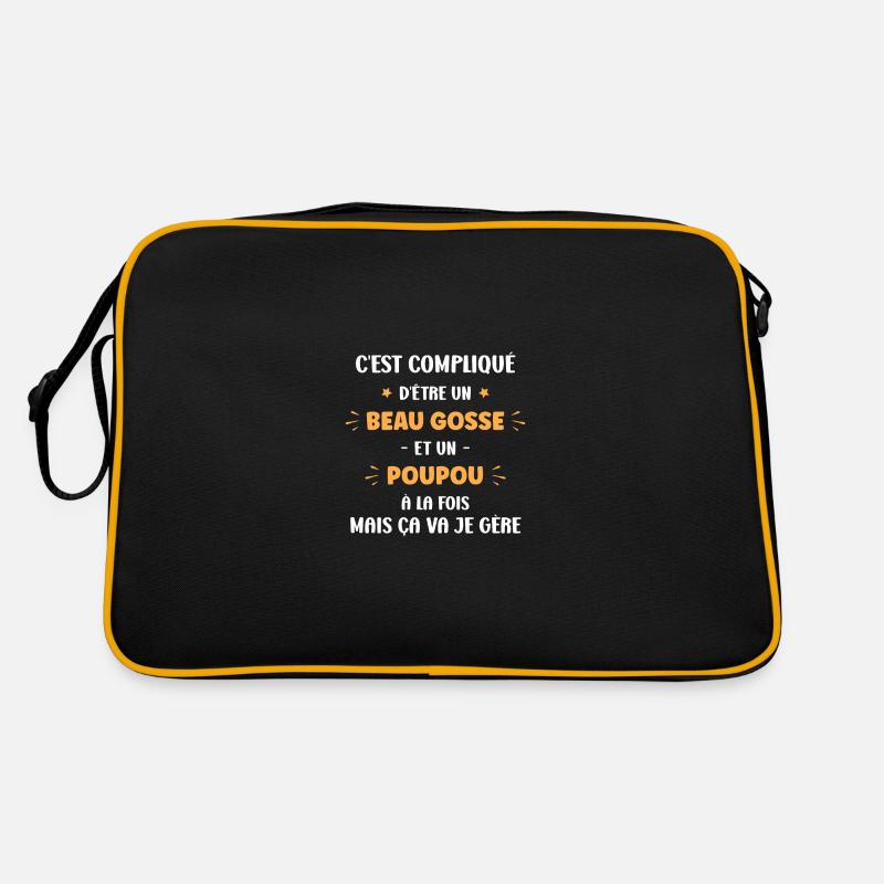 beau gosse poupou Sac Retro