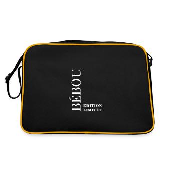 Edition limitée bébou - Sac Retro - noir/or - Dos