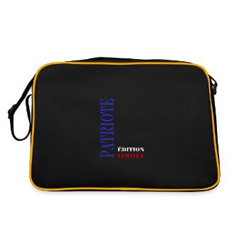 Perfect Patriot - Retro Bag - black/gold - Back