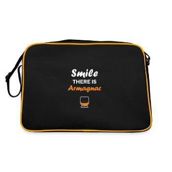 Armagnac - Retro Tasche - Schwarz/Gold - Hinten