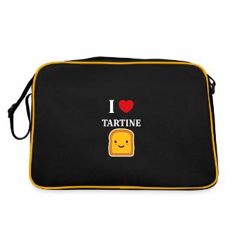 Tartine - Sac Retro - noir/or - Dos