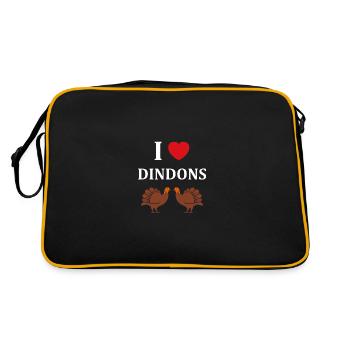 dindons - Sac Retro - noir/or - Dos