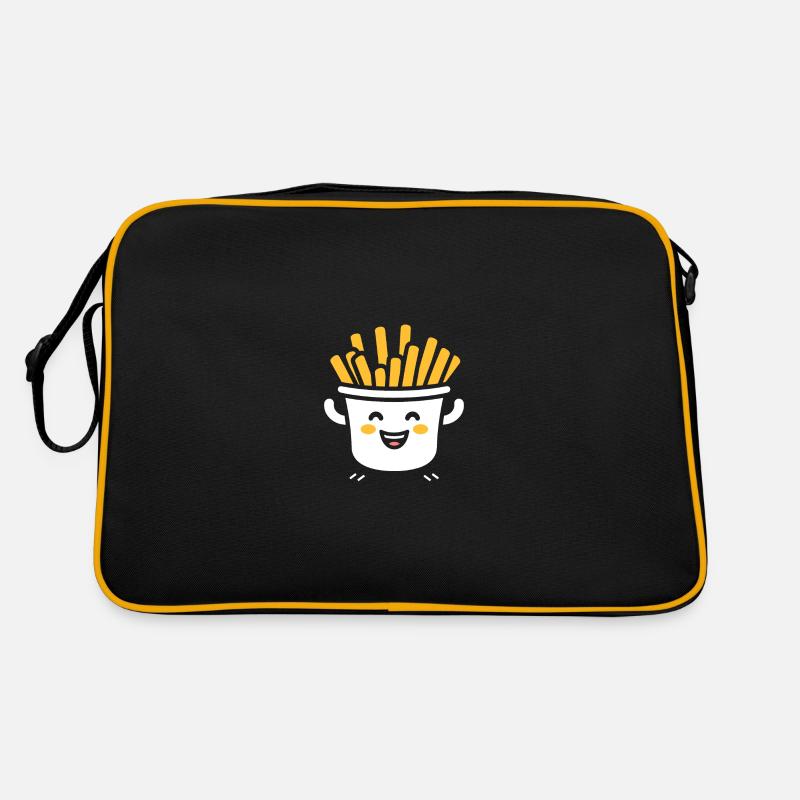 Pommes frites Retro Tasche