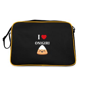 Onigiri japonais - Sac Retro - noir/or - Dos