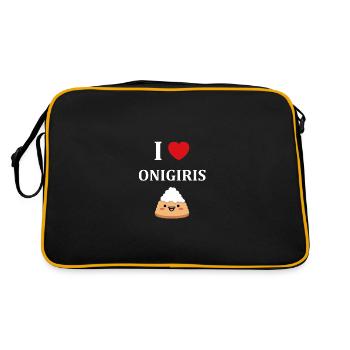 Onigiri japonais - Sac Retro - noir/or - Dos