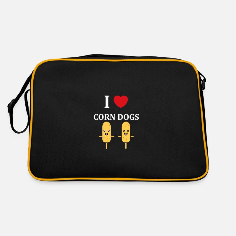 Nourriture Petit corn dog Sac Retro