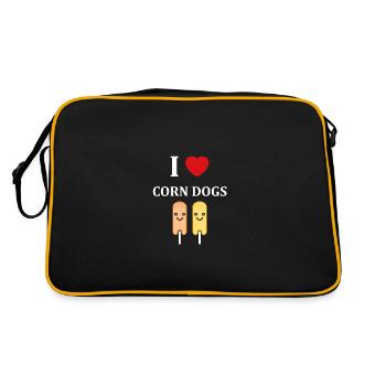 Corn dog food - Retro Bag - black/gold - Back