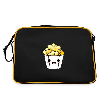 Popcorn Pot Humor - Retro Bag - black/gold - Back