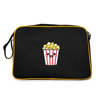 Popcorn Pot Humor - Retro Bag - black/gold - Back