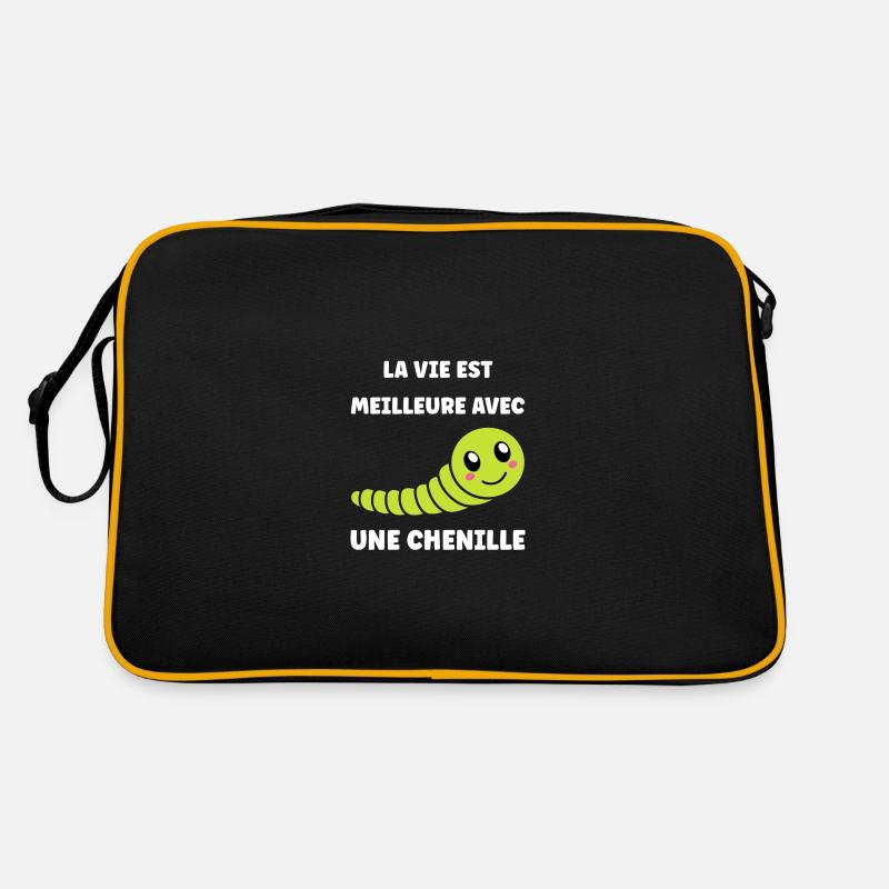 Chenilles insecte Amour petite chenille Sac Retro