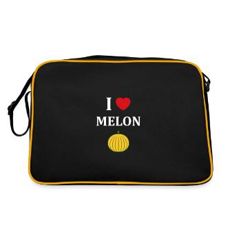 Fruit Humour petit Melon - Sac Retro - noir/or - Dos